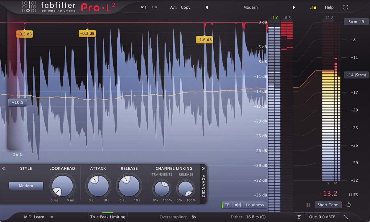 FabFilter Pro-L 2 limiter plugin