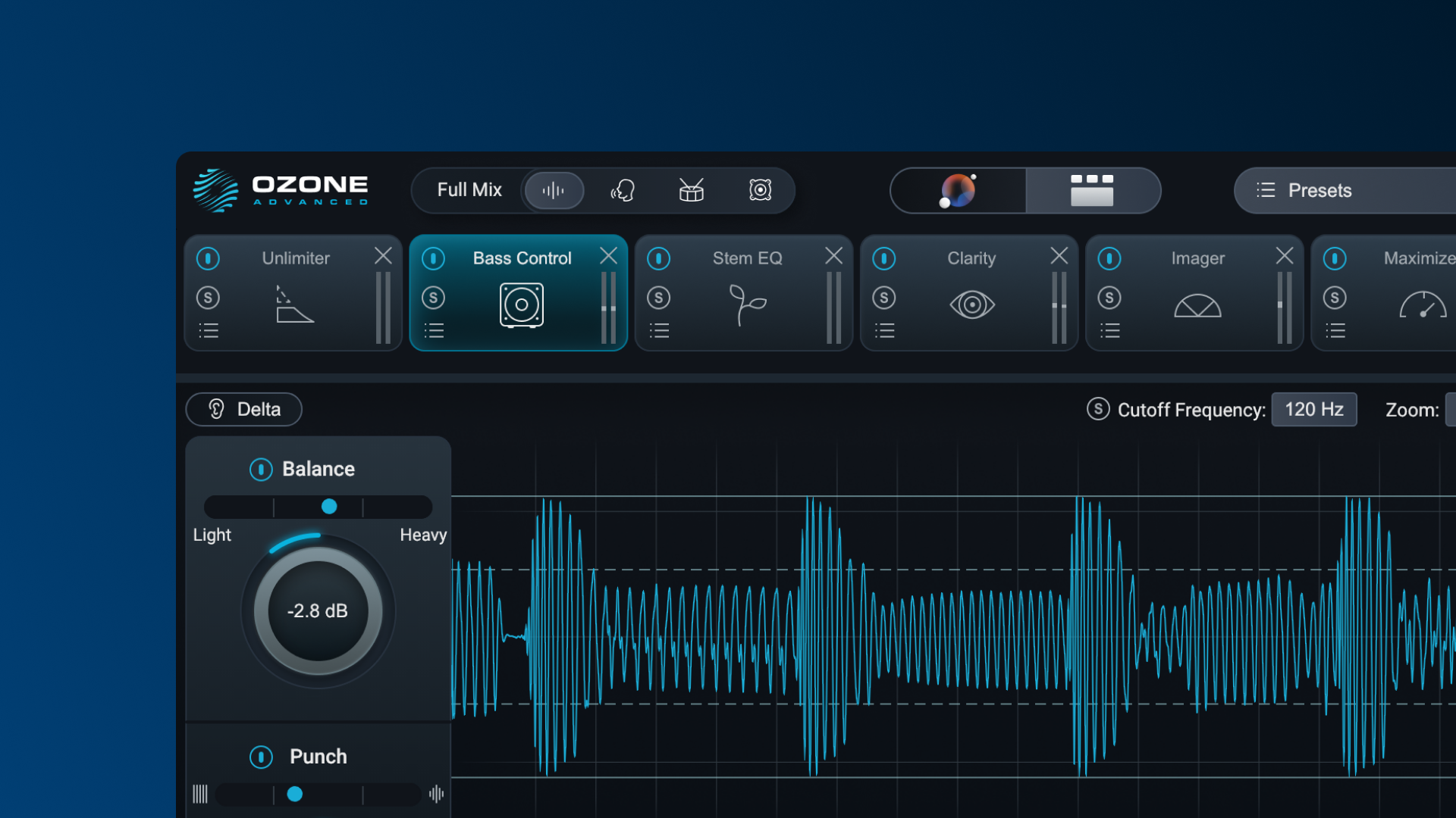 iZotope Ozone 11 mastering suite plugin